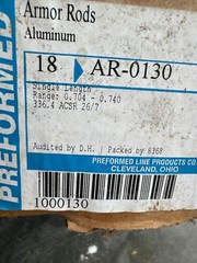 (18) 336 ACSR Preformed Line Products armor rods..AR-0130