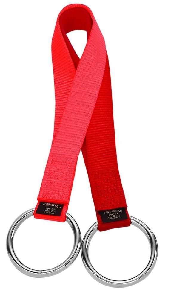 Weaver Leather Chain Saw Strap with Ring 13″ Orange