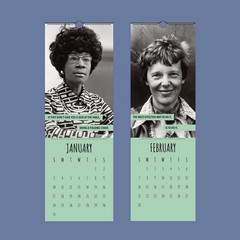2027 Claiming the Spotlight Wall Calendar – Inspiring Women, 5.5×16.5″