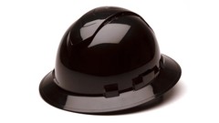 Ridgeline Full Brim ANSI Construction Safety Hard Hat 4 Point Ratchet Suspension