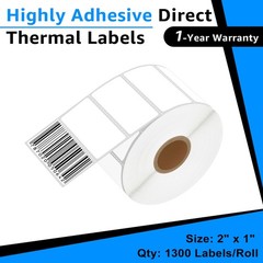 Compatible with Rollo Zebra Munbyn 2X1 3X1 4X2 4X3 4X6 Address & Shipping Labels