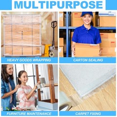 30 Rolls Strapping Tape Bulk 2 Inch X 60 Yards 5.5 Mil Fiberglass Filament Ta…