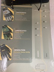 Work Gloves CLC 125 Handyman Flex Grip Padded Medium Stretch NEW