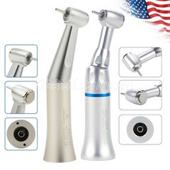 Dental Slow Low Speed Handpiece Contra Angle Push Button fit FG 1.60mm Burs