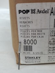 BULK Pop Rivets 1/8″ x 1/4″ to 7/16″ Aluminum Body Steel Mandrel Dome Head Blind