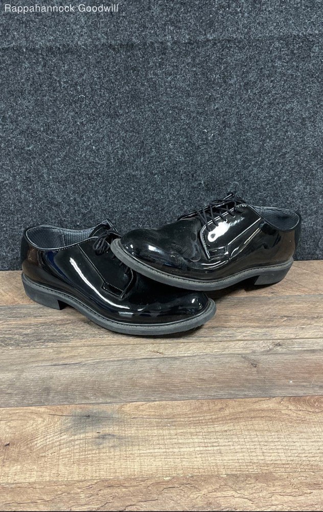 Bates Military Police High Gloss Black Uniform Oxford Shoes Men’s Size 10D