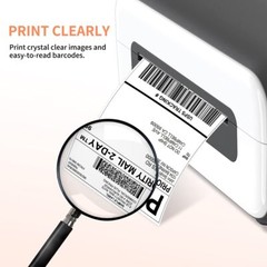 4×6 Thermal Shipping Labels Paper 500/1000X for Zebra & Rollo & Phomemo Printers