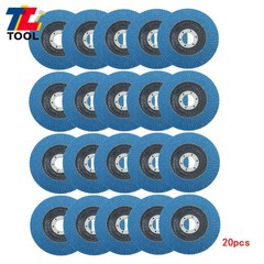 20 Pack Zirconia Flap Discs 4-1/2″ for Angle Grinder 80 Grit T29 Flapper Wheels