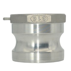 2″ inch Camlock type A male to NPT Female Threaded Adapter Stainless Steel 316