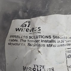 WSSH-U78 wireless solutions slap in hangers for 7/8″ cable ( 10 Pack )