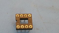IC SOCKET, 8 PIN DIP, 0.100″ Machine Screw, Tin,Through-hole, ICA-308-ST (8 pcs)