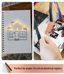 Kirecoo Copper Tape, Copper Foil Tape (2inch X 33 FT) with Conductive Adhesive