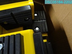 QTY=10: INDUSTRIAL BUMPERS MOUNTED ON STEEL TUBE 6-3/4″ X 4-3/4″ X 6″ 1/4″THICK