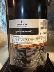 Emerson Copeland scroll compressor ZPS20K5E-PFV-130 230V 20,000 BTUH R410A Used!
