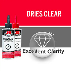 Clear Weld Pro 8 Oz. 2-Part Liquid Epoxy Free Shipping New