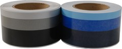 Premium 2″ x 50′ Three Color Stripe Tape – Black, Silver & More – Versatile Deco