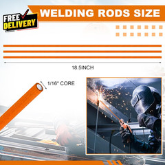 3 Pcs Sticks 56% Bag-7 Silver Alloy Brazing Rods 18 Flux Coated Silver Solder…