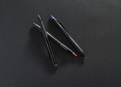 Linc Pentonic BR-T Premium Retractable Ball Point Black Pens 0.7 mm Fine Point,
