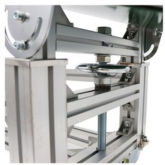 110V 59″×11.8″ Inclined Wall PVC Conveyor Belt Transport Machine Load 66-88Lbs