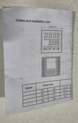 Twidec/MV100-B10 Digital Display PID Temperature Controllers 25DA, black,gray