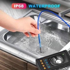 Oiiwak 8.5mm Industrial Endoscope Camera For Cars 1080P 4.3″ IPS IP68 Waterproof