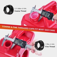 Gas Can Spout Replacement Kit, Gas Can Nozzle Replacement (2 Kit-White) All Gask