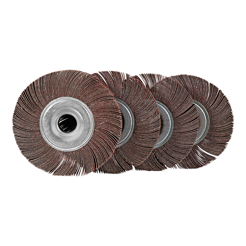 6″ x 1″ x 1″ Unmounted Flap Wheels Variety Pack – One Each: 40, 60, 80, 120 Grit