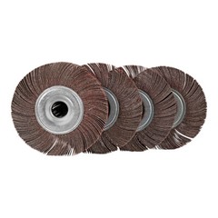 6″ x 1″ x 1″ Unmounted Flap Wheels Variety Pack – One Each: 40, 60, 80, 120 Grit