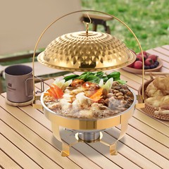 Roll Top Chafing Dish Buffet Set Stainless Steel Chafer Buffet Servers Warmer