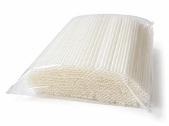 500/5000ct PureStalk 6mm PLA Standard Drinking Straws Compostable Made in USA