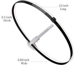 Long Heavy Duty Zip Ties 22 inch with 120 Pounds Tensile Strength Strong UV R…