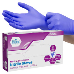 MED PRIDE Nitrile Medical Exam Gloves Disposable Powder-Free Latex-Free 100–1000