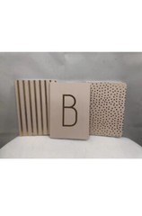 Recollections Journals Monogram -B 3 PC 5×7″ 12.7cm x 17.7 cm Pink
