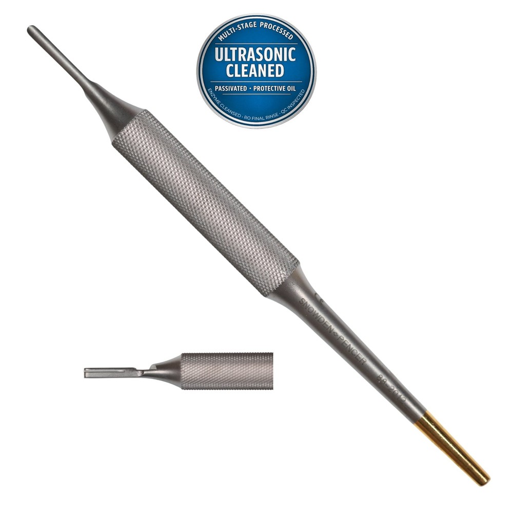Snowden-Pencer 88-2012 Tebbet Precision Knife Handle, Str, 10-15 Blades, 5-1/8in