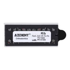 AZDENT Dental Orthodontic Brackets Braces Metal Mini Roth/MBT.022 Hook 3 4 5 USA