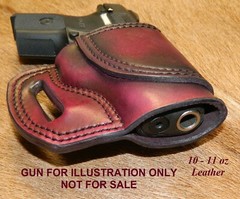 Gary C’s Leather Avenger OWB Right Hand HOLSTER – for the Ruger SR9C/SR40C