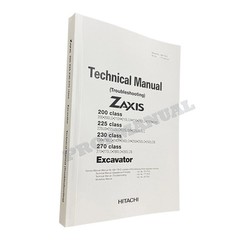 HITACHI ZX200 ZX225 Excavator Service manual Troubleshoot TT178-E-04 Big Schemes