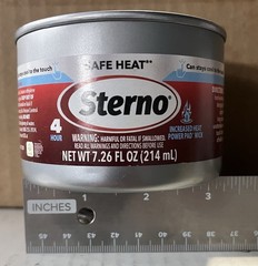 Sterno Fuel Cans – 4-Hour Burn, (24-Pack) Chafing Dish Fuel Can Burners for Food