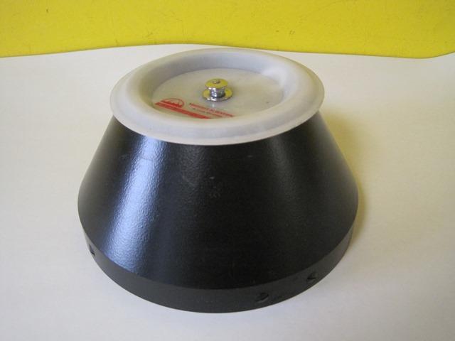 HERMLE 4 POSITION FIXED ANGLE ROTOR WITH TENAX LID 72G 5000 MIN-1 USED RARE
