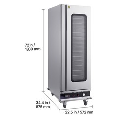 Uimoso Electric Food Warming Cabinet with 16 Tiers and Glass Door