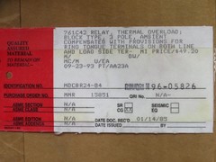 WESTINGHOUSE AA23A THERMAL OVERLOAD RELAY AMBIENT COMPENSATED T201468