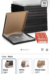 10 Sets Vinyl Record Mailers 12.8×12.8 x 1.1″ Shipping Boxes – NEW IN BOX!