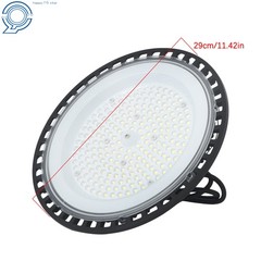 4 Pcs Lighting Fixture 150W UFO LED High Bay Light 18000LM With Hook Safety Rope