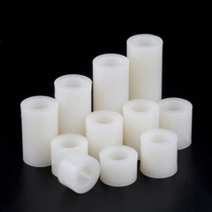 ABS Plastic Round Spacers White Nylon Spacer Column OD 7mm 9mm 11mm 14mm