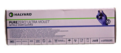 HALYARD PUREZERO ULTRA VIOLET Nitrile Exam Gloves XS 3.5 Mil Lab 250 Count Box