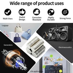 N35 Neodymium Round Magnets Strong Fridge DIY 3×3–20x3mm Assorted Sizes