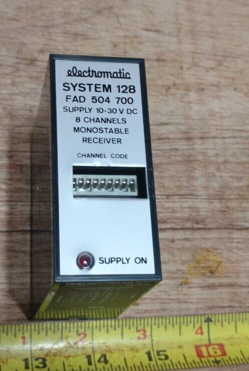 Electromatic System 128, FAD 504 700 , 10-30V, 8 Channels, Monostable Receiver