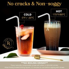 24 Hours Flex Paper Straws – (100pcs Paper Straws) 100% Biodegradable Ecofrie…