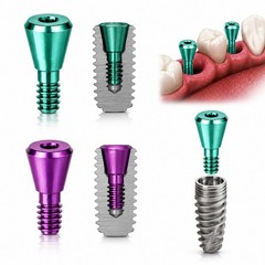 Dental Healing Cover Screw Closure Caps Fit Hiossen/Nobel/Straumann Mini/Regular