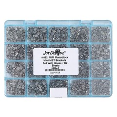 50 Sets Dental Orthodontic MIM Monoblock Brackets Mini MBT 0.022″ Hooks AZDENT
